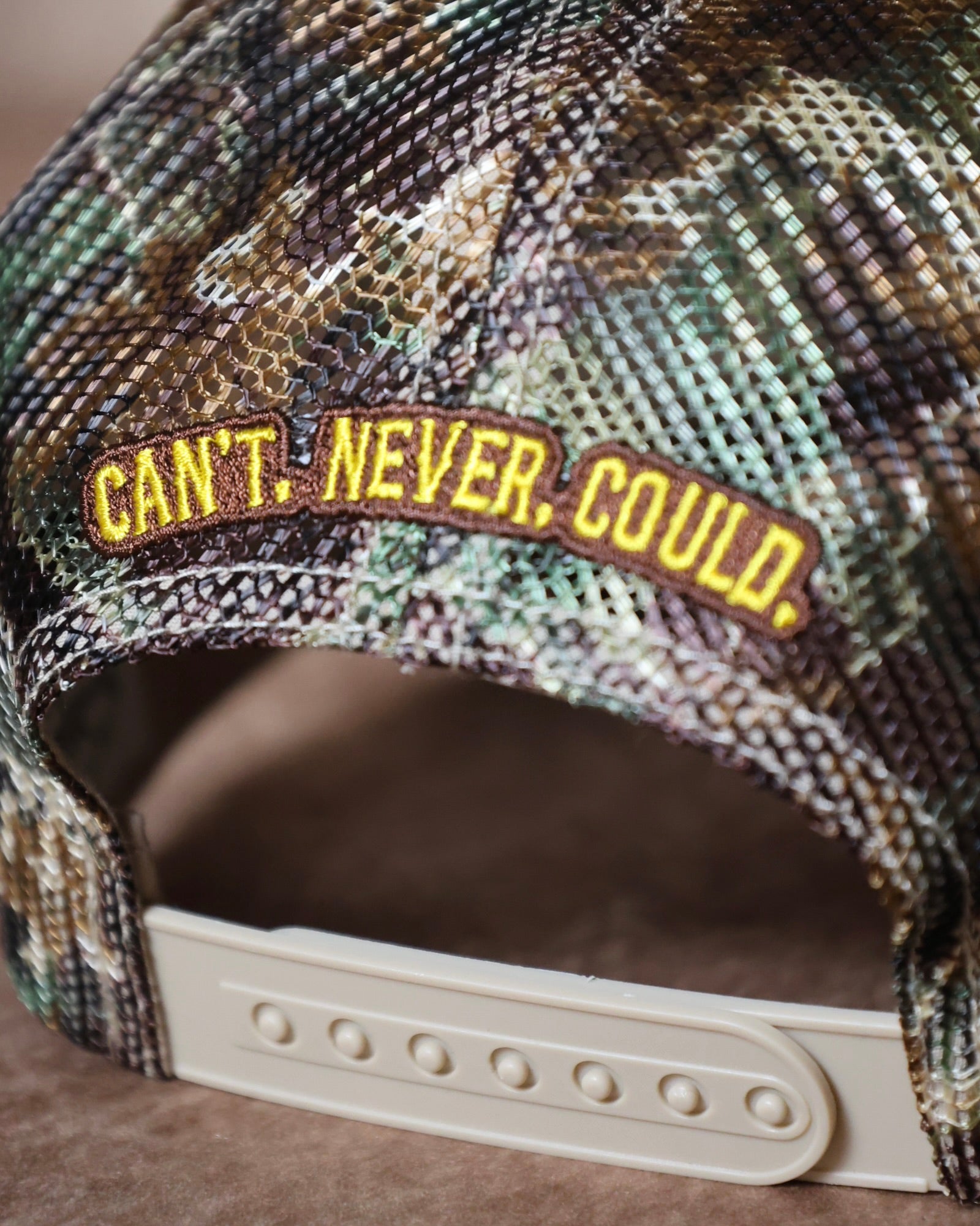 Logo Trucker Cap // Camo