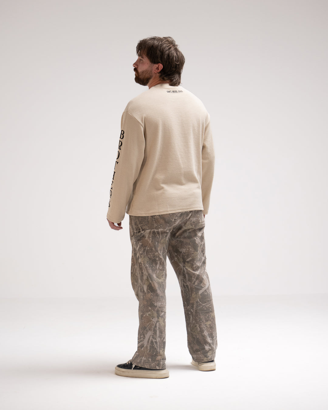 Southern Brothers Long Sleeve Waffle // Beige