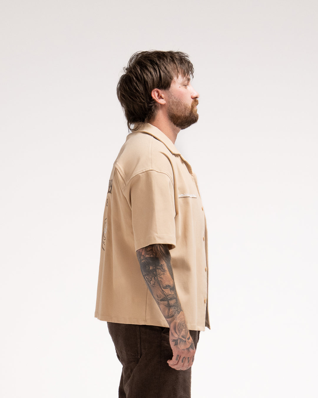 Whiskey Bent & Hell Bound Bowling Shirt