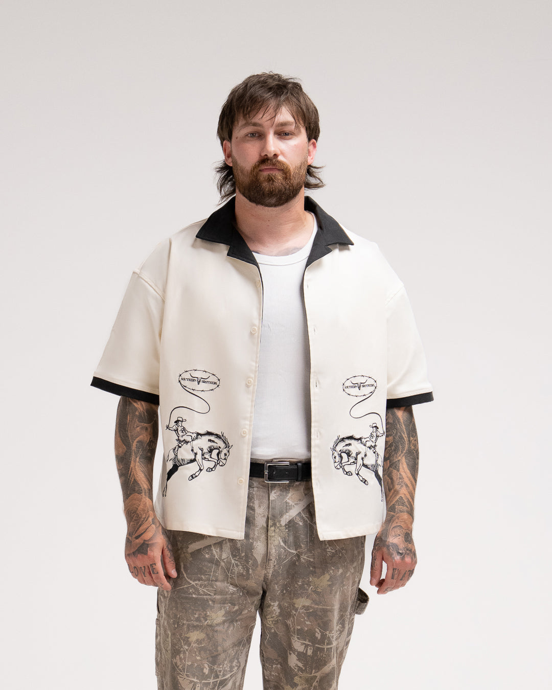 Rodeo Logo Bowling Shirt