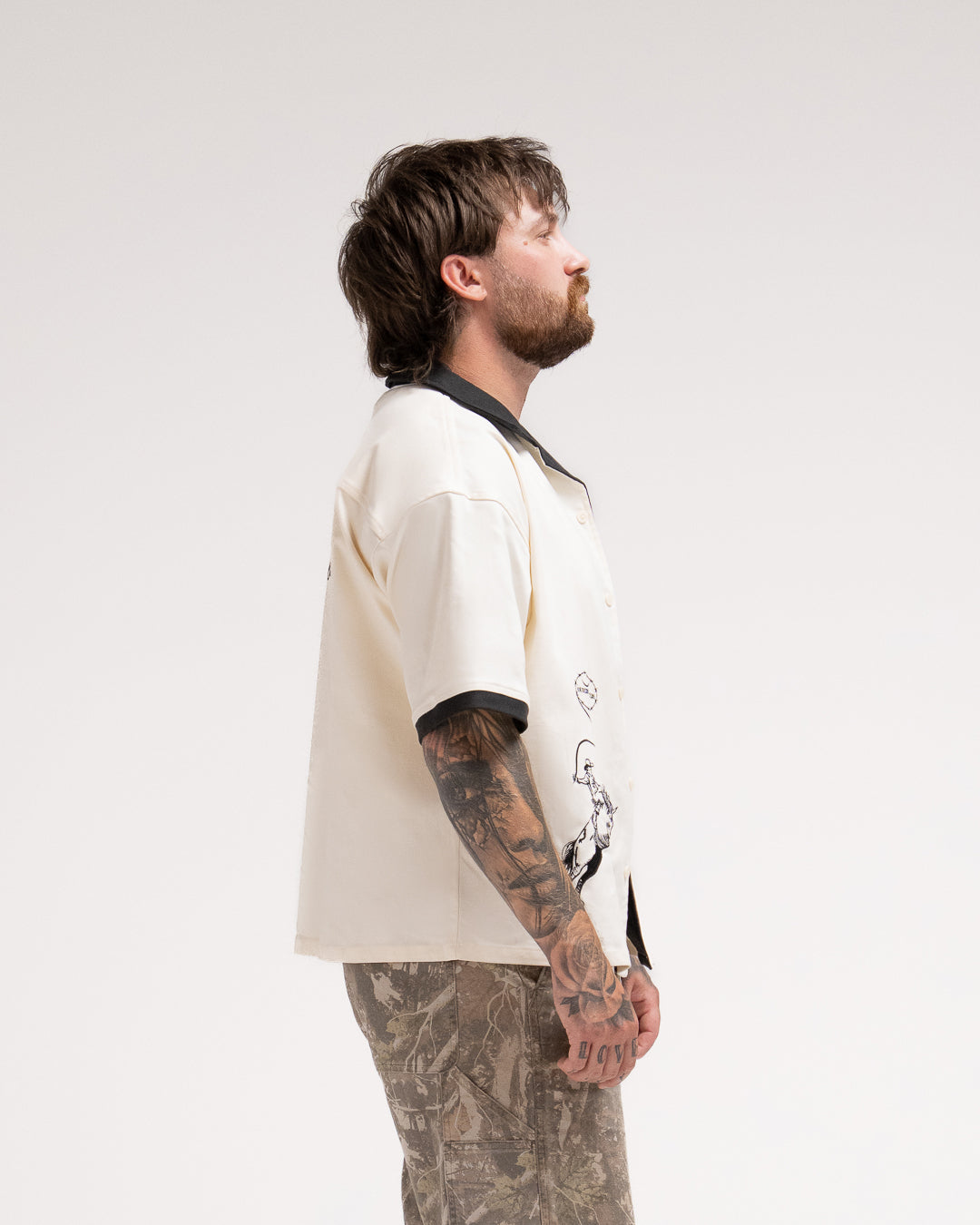 Rodeo Logo Bowling Shirt