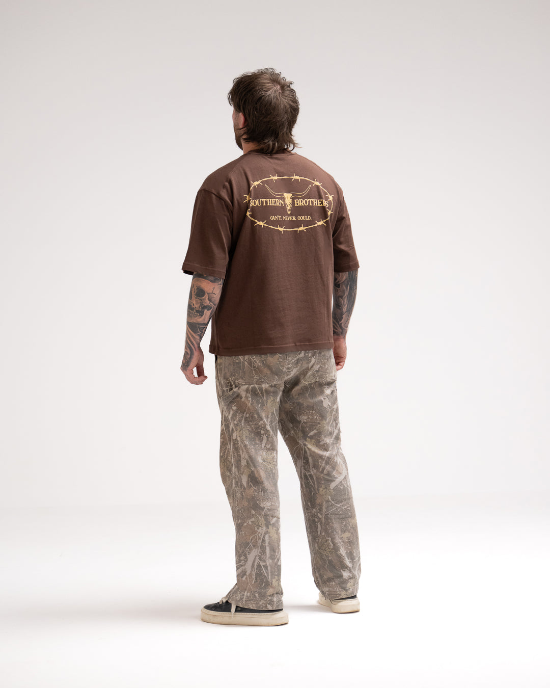 Origin Logo Tee // Brown