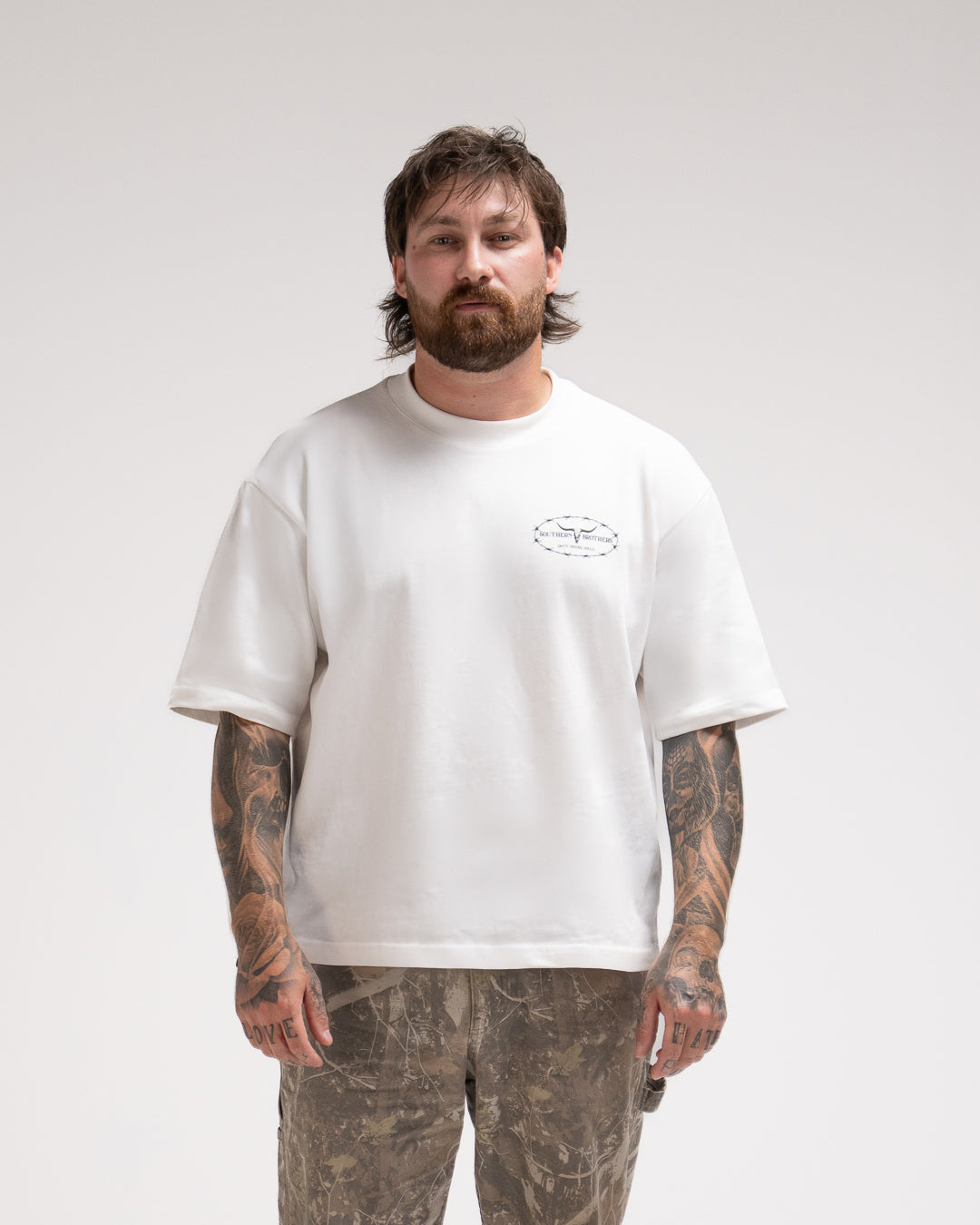 Origin Logo Tee // Off White