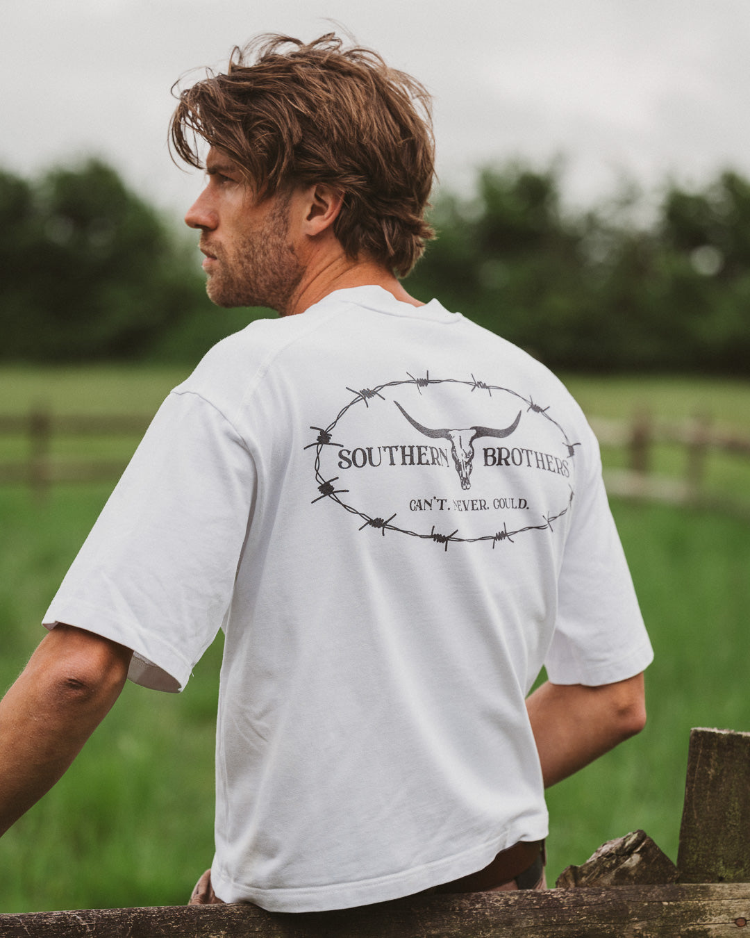 Origin Logo Tee // Off White