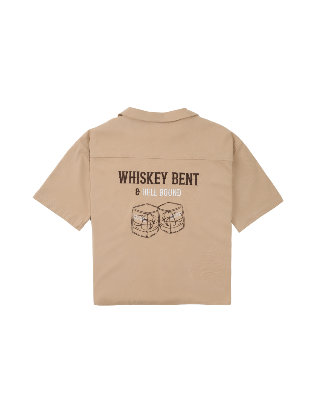 Whiskey Bent & Hell Bound Bowling Shirt