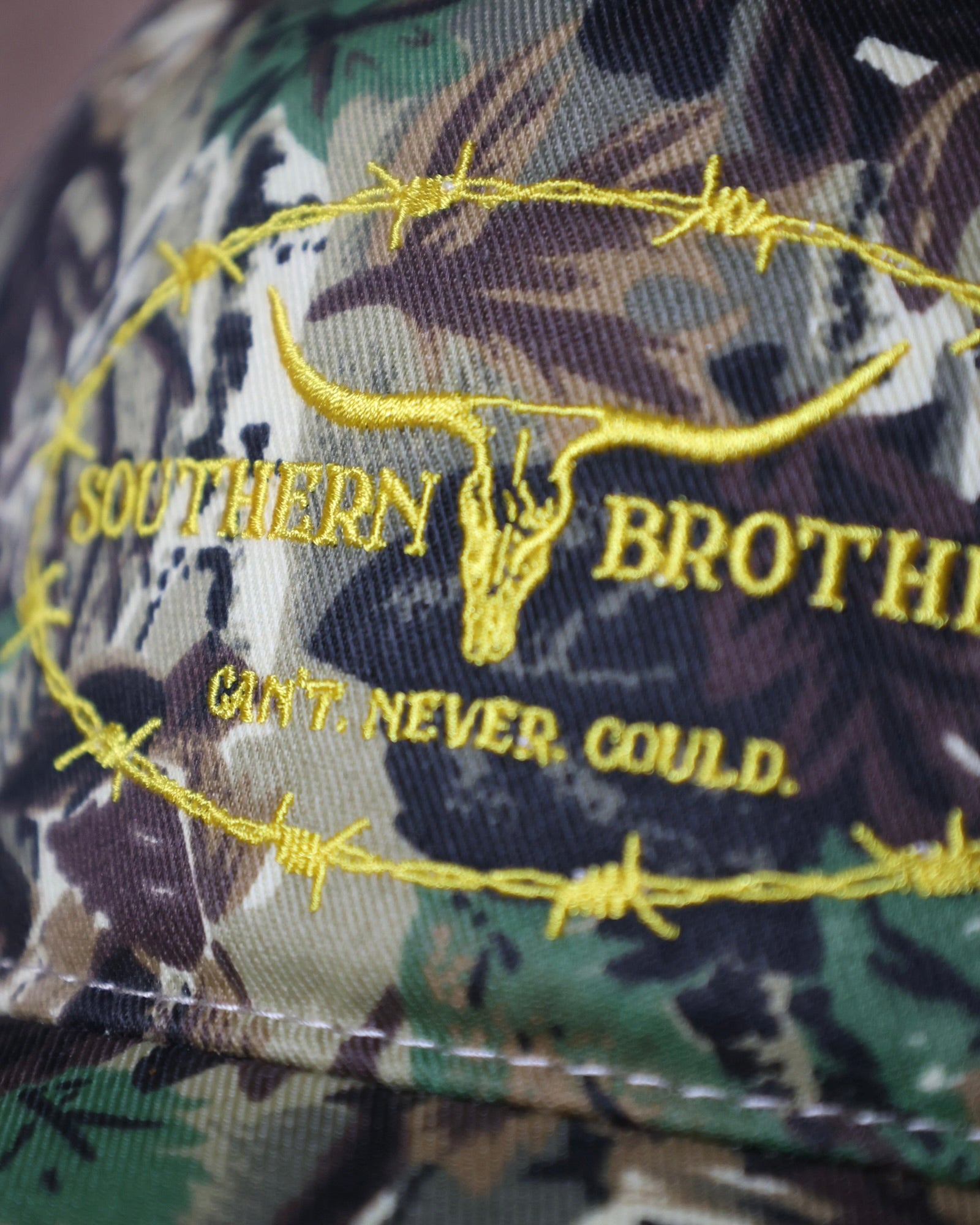 Logo Trucker Cap // Camo